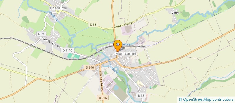 localisation de l'entreprise SCM LE HURTAUT à MONTCORNET