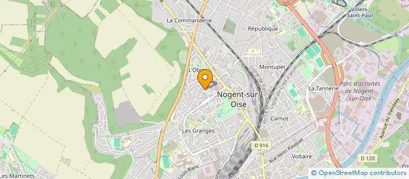 localisation de l'entreprise SCM LE JEU DE MOTS  NOGENT-SUR-OISE