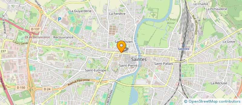 localisation de l'entreprise SCM LE KAB SAINTAIS  SAINTES