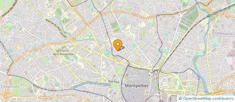 localisation de l'entreprise SCM LE PEYROU à MONTPELLIER