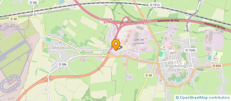 localisation de l'entreprise SCM LE SOURIRE à PHALSBOURG