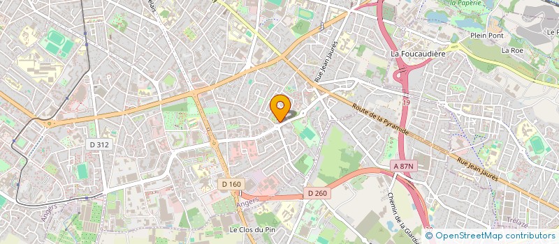 localisation de l'entreprise SCM LE SQUARE  ANGERS