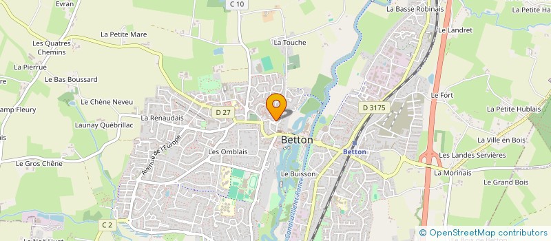 localisation de l'entreprise SCM LE TENAFF LAGADEC CARDON-BATAILLE  BETTON