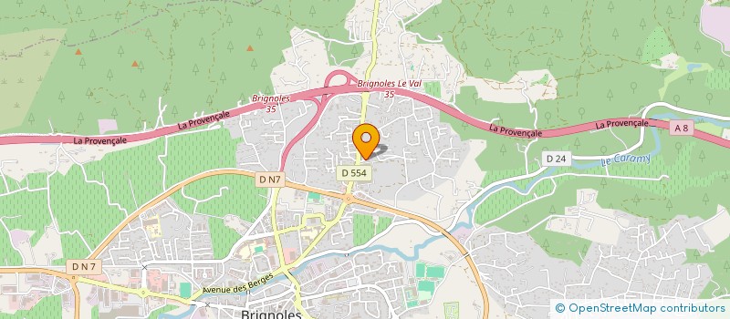localisation de l'entreprise SCM LE TIVOLI à BRIGNOLES