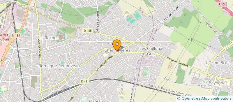 localisation de l'entreprise SCM LE TRIANGLE DES DOCTEURS MASLE, VAN HOUTTE ET BOURGUIGNON à CONFLANS-SAINTE-HONORINE