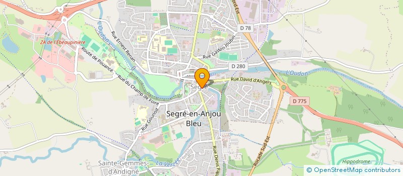 localisation de l'entreprise SCM LEBIHAN SEYEUX à SEGRE-EN-ANJOU BLEU
