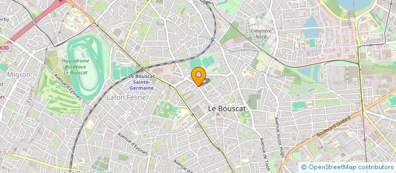 localisation de l'entreprise SCM LEBORICHE à LE BOUSCAT