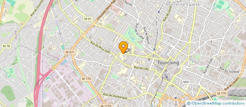 localisation de l'entreprise SCM LEBUFFE POINTURIER  TOURCOING