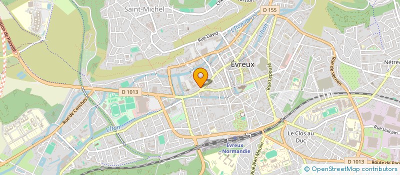 localisation de l'entreprise SCM LEDOUX DARTOIS LESNE  EVREUX