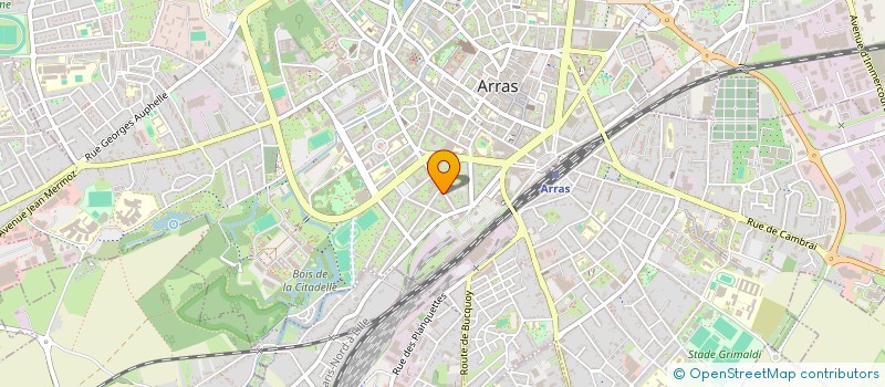 localisation de l'entreprise SCM LEDRU DAELMAN BAES à ARRAS