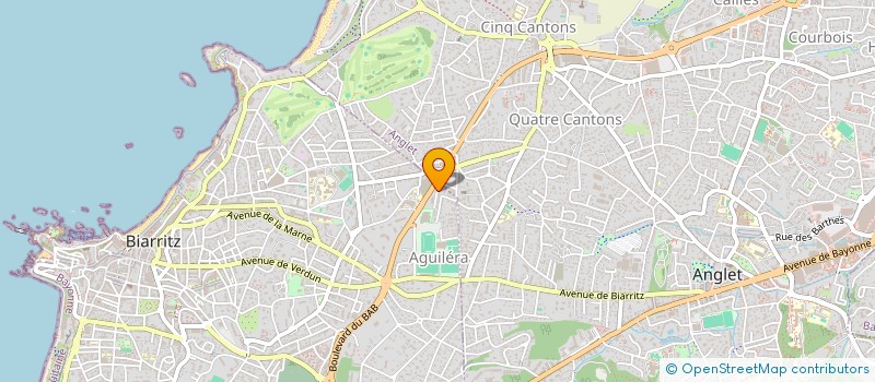 localisation de l'entreprise SCM LEFEVRE MEALET  BIARRITZ