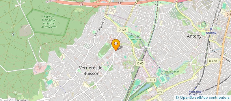 localisation de l'entreprise SCM LEFEVRE POYART à VERRIERES-LE-BUISSON