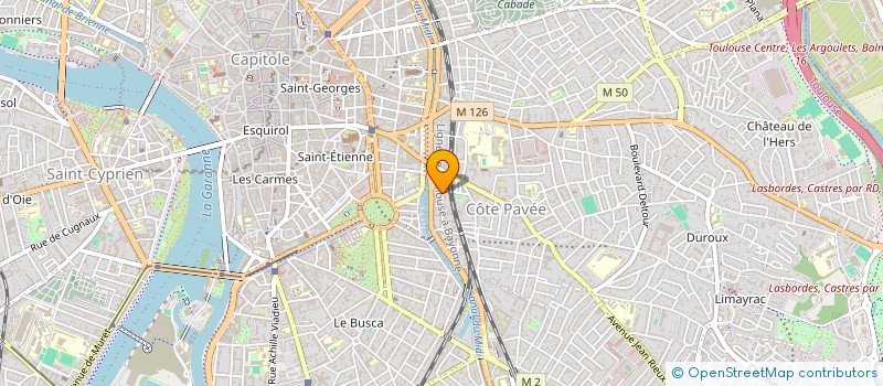 localisation de l'entreprise SCM LEGITEAM  TOULOUSE