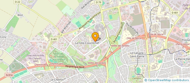 localisation de l'entreprise SCM LEITE GODEFROY à CAEN