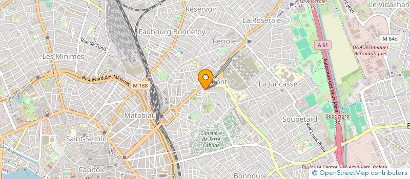 localisation de l'entreprise SCM LEJEUNE à TOULOUSE