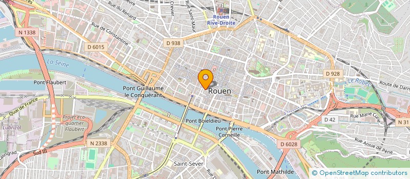 localisation de l'entreprise SCM LEMOINE TOMASINI LEVILLAIN à ROUEN