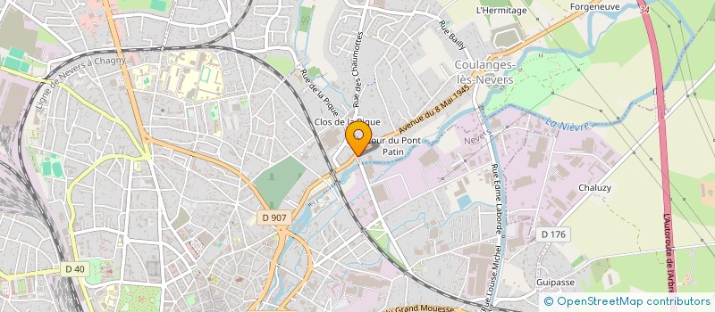 localisation de l'entreprise SCM LENA à COULANGES-LES-NEVERS