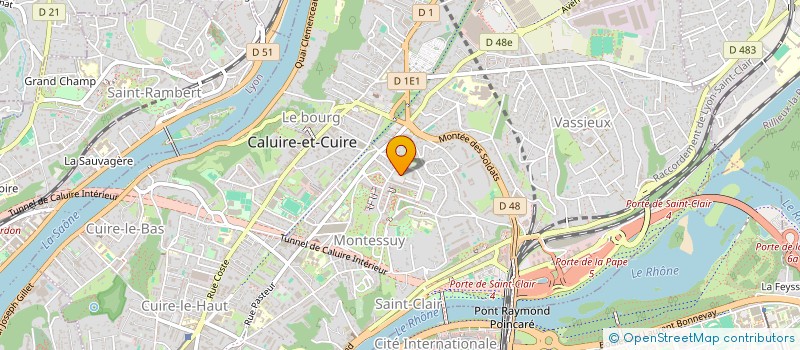 localisation de l'entreprise SCM LENFANT-MORVAN à CALUIRE-ET-CUIRE