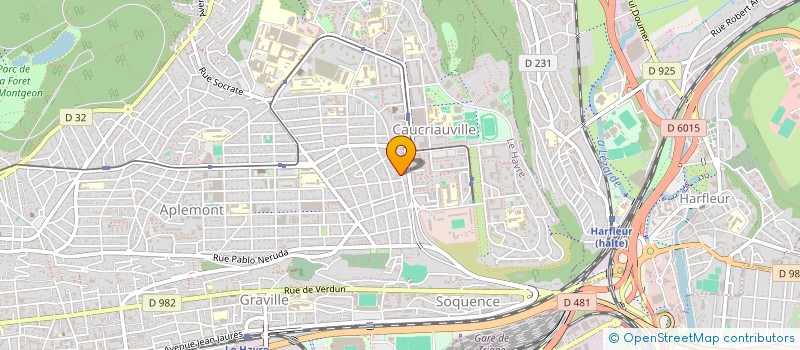 localisation de l'entreprise SCM LEONARD DE VINCI à LE HAVRE