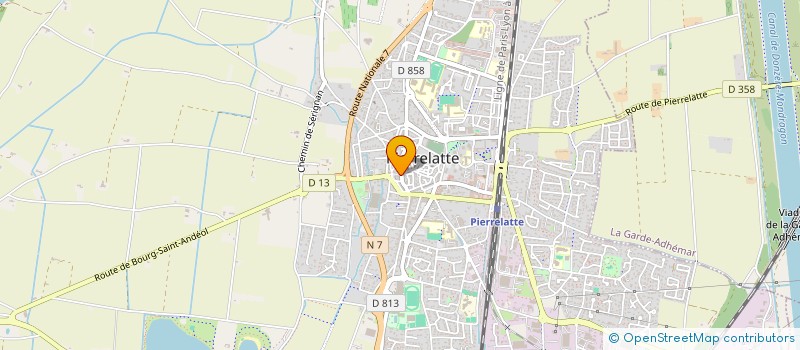 localisation de l'entreprise SCM LEONARDON FRANCOIS ET SUZANNE  PIERRELATTE