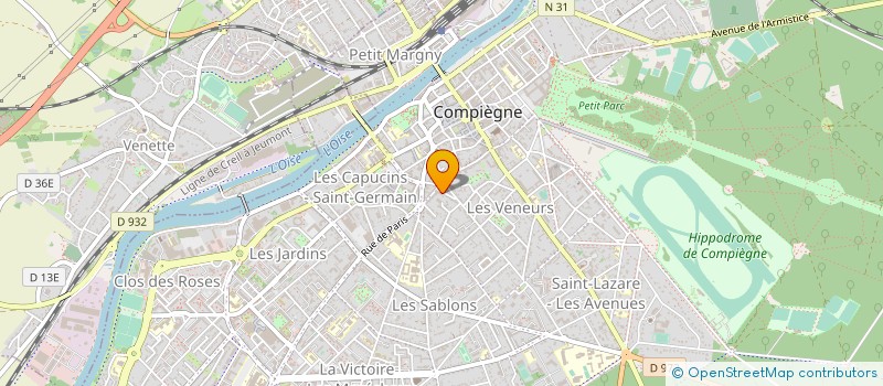 localisation de l'entreprise SCM LEPRINCE  COMPIEGNE