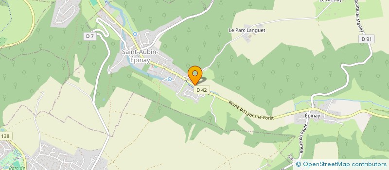 localisation de l'entreprise SCM LEROUX ROLLAND VAUDEQUIN  SAINT-AUBIN-EPINAY