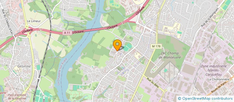 localisation de l'entreprise SCM LES 3RL à NANTES
