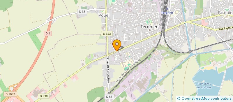 localisation de l'entreprise SCM LES ABEILLES  TERGNIER