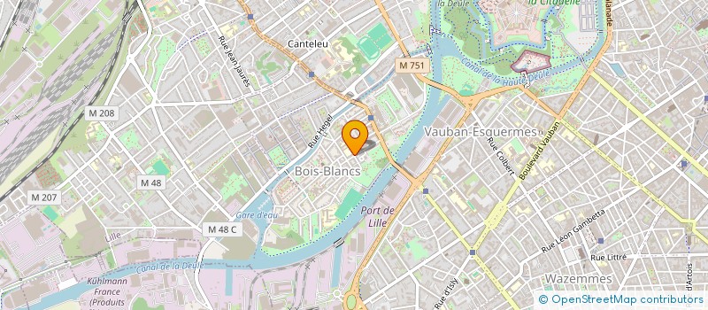 localisation de l'entreprise SCM LES ALIZES à LILLE
