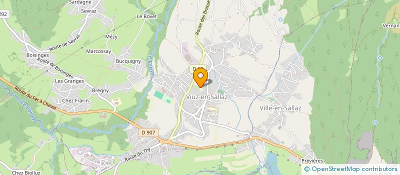 localisation de l'entreprise SCM LES ALLOBROGES  VIUZ-EN-SALLAZ