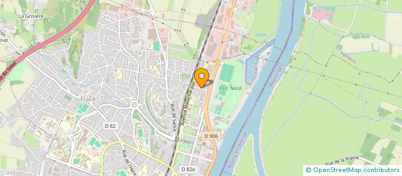 localisation de l'entreprise SCM LES BRUYERES à MACON