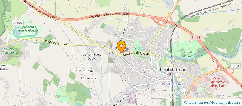 localisation de l'entreprise SCM LES CHATAIGNIERS  PONTCHATEAU