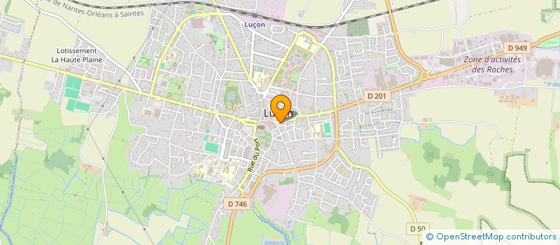 localisation de l'entreprise SCM LES CIGOGNES  LUCON