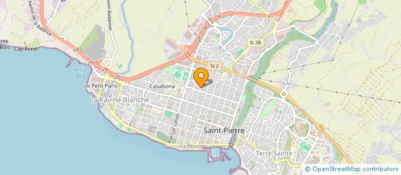 localisation de l'entreprise SCM LES COCOTIERS à SAINT-PIERRE