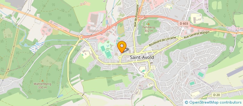 localisation de l'entreprise SCM LES CODOCS à SAINT-AVOLD
