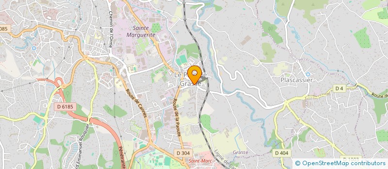 localisation de l'entreprise SCM LES DOCS DES JASMINS à GRASSE