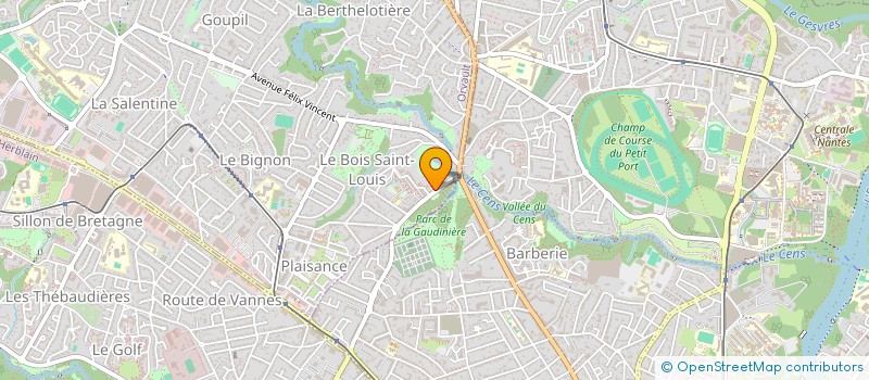 localisation de l'entreprise SCM LES ECHOS à ORVAULT