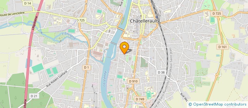 localisation de l'entreprise SCM LES ECHOS à CHATELLERAULT