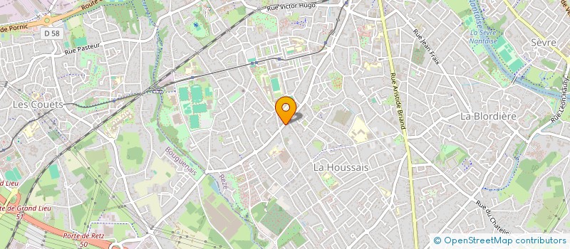localisation de l'entreprise SCM LES ECUREUILS à REZE
