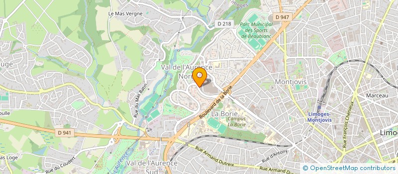 localisation de l'entreprise SCM LES GEMEAUX à LIMOGES