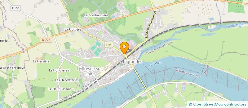 localisation de l'entreprise SCM LES GOGANES à INGRANDES-LE-FRESNE-SUR-LOIRE