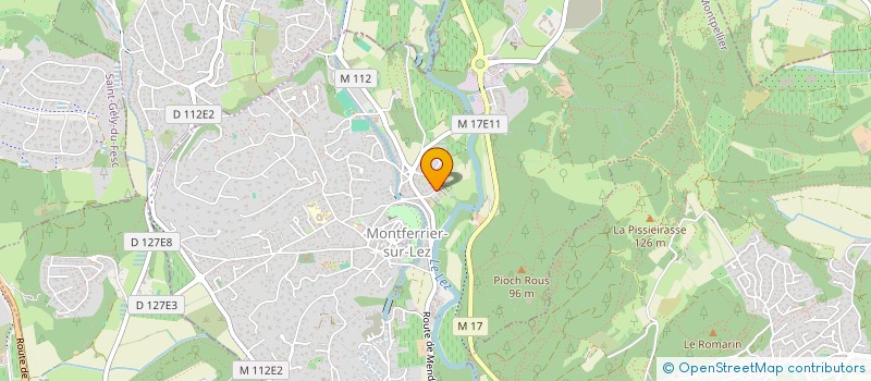 localisation de l'entreprise SCM LES GRESES  MONTFERRIER-SUR-LEZ