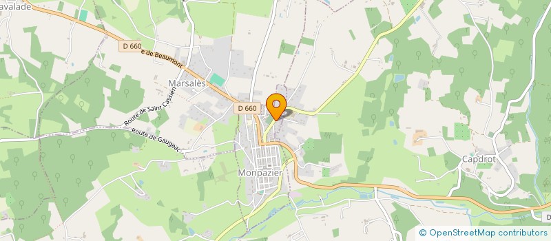 localisation de l'entreprise SCM LES INFIRMIERS DE MONPAZIER  MONPAZIER