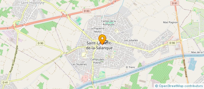 localisation de l'entreprise SCM LES INFIRMIERS SALANQUAIS à SAINT-LAURENT-DE-LA-SALANQUE