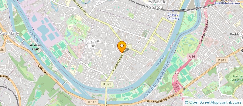 localisation de l'entreprise SCM LES KINES AOC 78290 à CROISSY-SUR-SEINE
