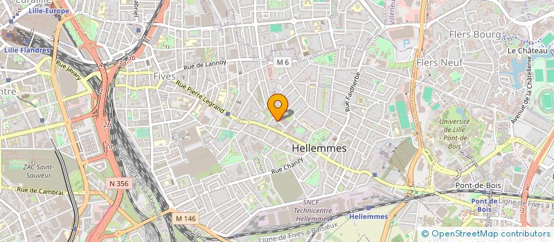 localisation de l'entreprise SCM LES KINES DE LA FILATURE à LILLE