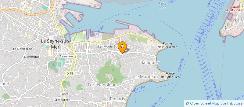 localisation de l'entreprise SCM LES MEDECINS DE TAMARIS à LA SEYNE-SUR-MER