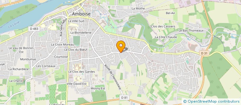 localisation de l'entreprise SCM LES MONTILS 37  AMBOISE