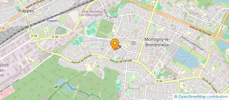 localisation de l'entreprise SCM LES OCEANIDES à MONTIGNY-LE-BRETONNEUX