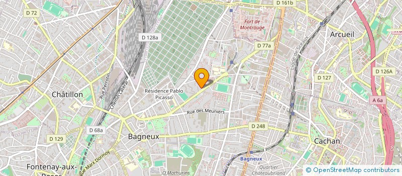 localisation de l'entreprise SCM LES ORCHIDEES à BAGNEUX